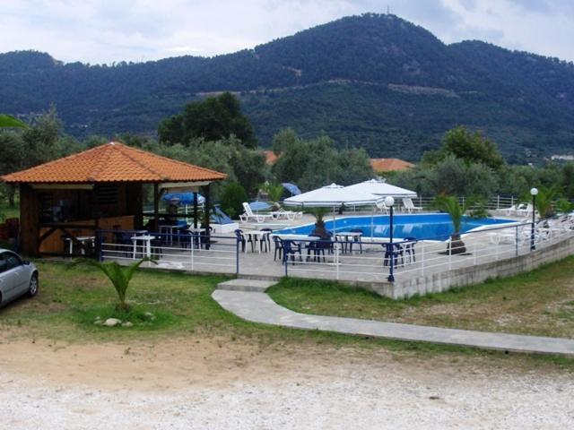 Achillion Hotel Skala Potamia Exterior foto