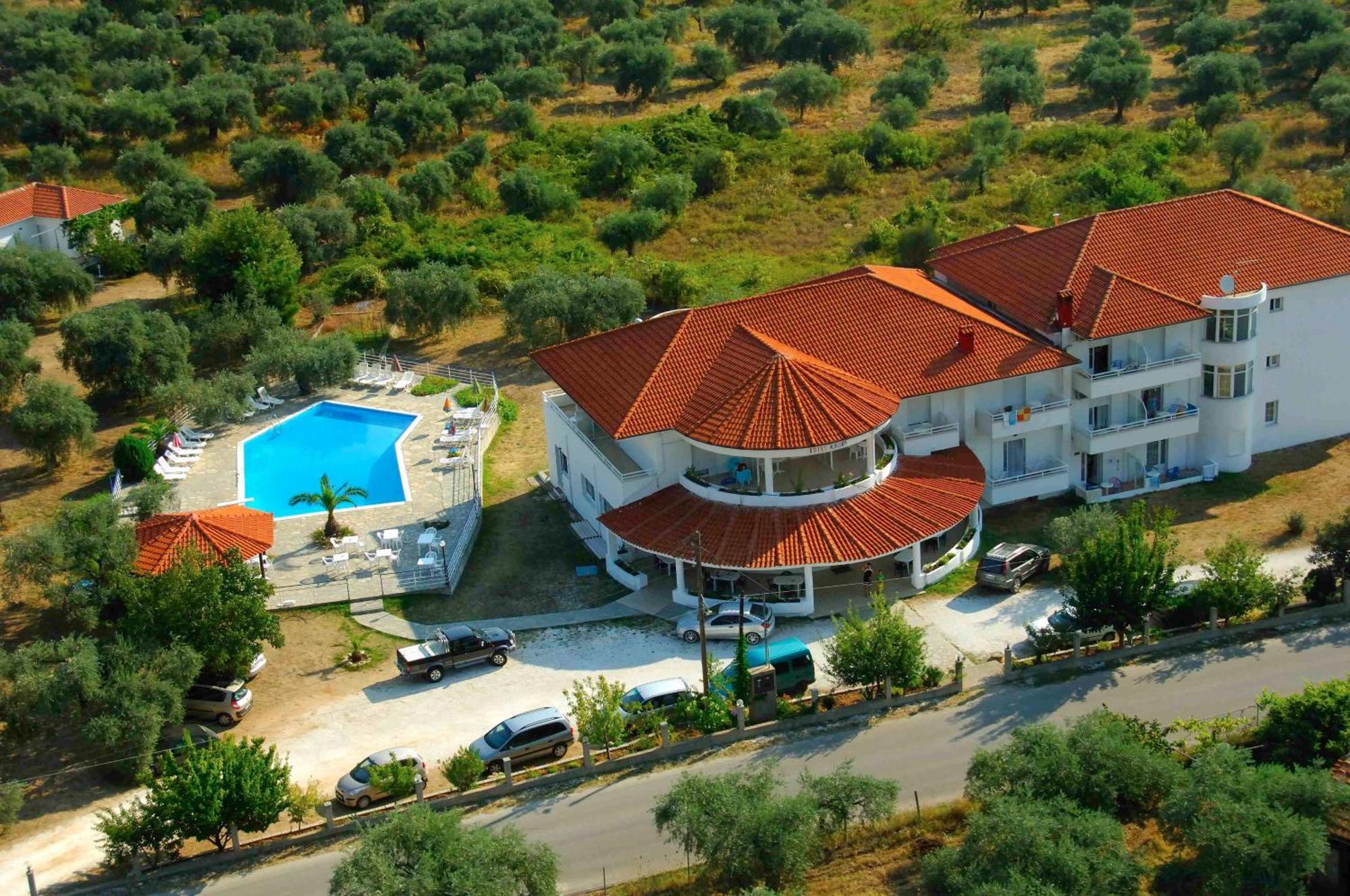 Achillion Hotel Skala Potamia Exterior foto